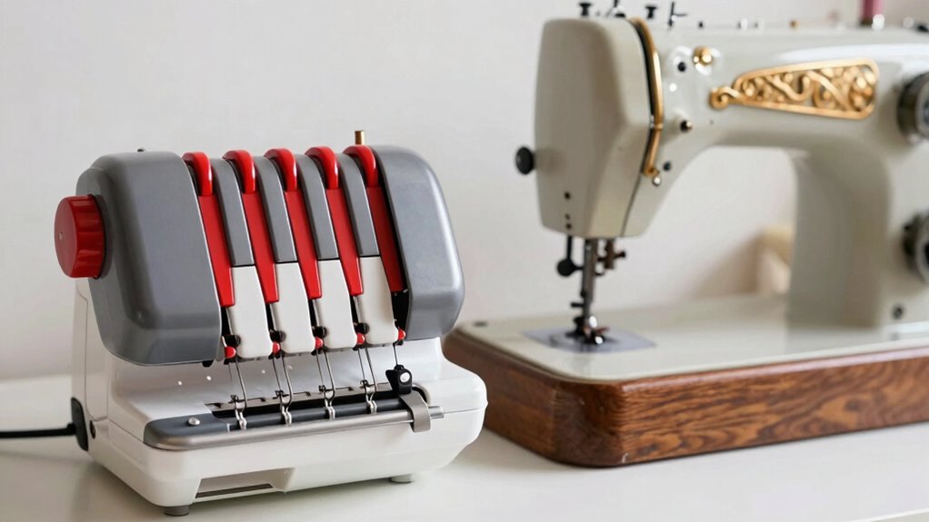 use sewing machine selectively