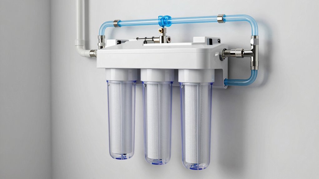 whole house filtration placement