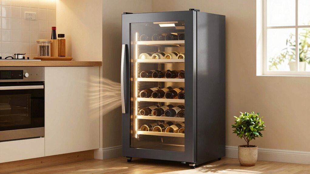 wine fridge overheating signs