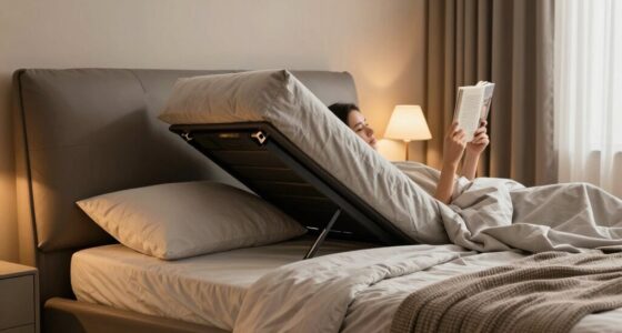 adjustable bed reading position