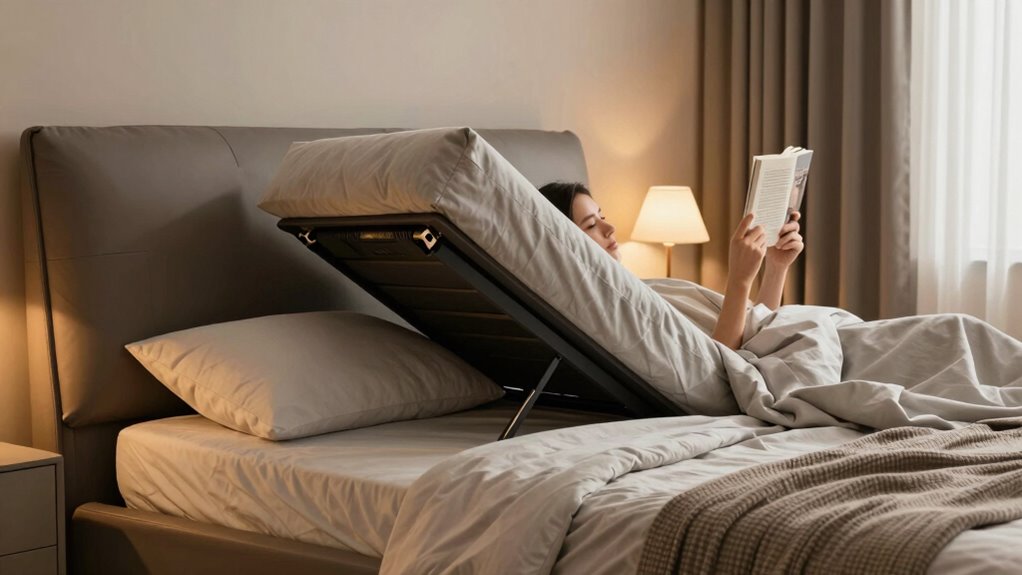 adjustable bed reading position