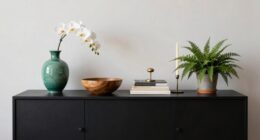 arrange decor with balance