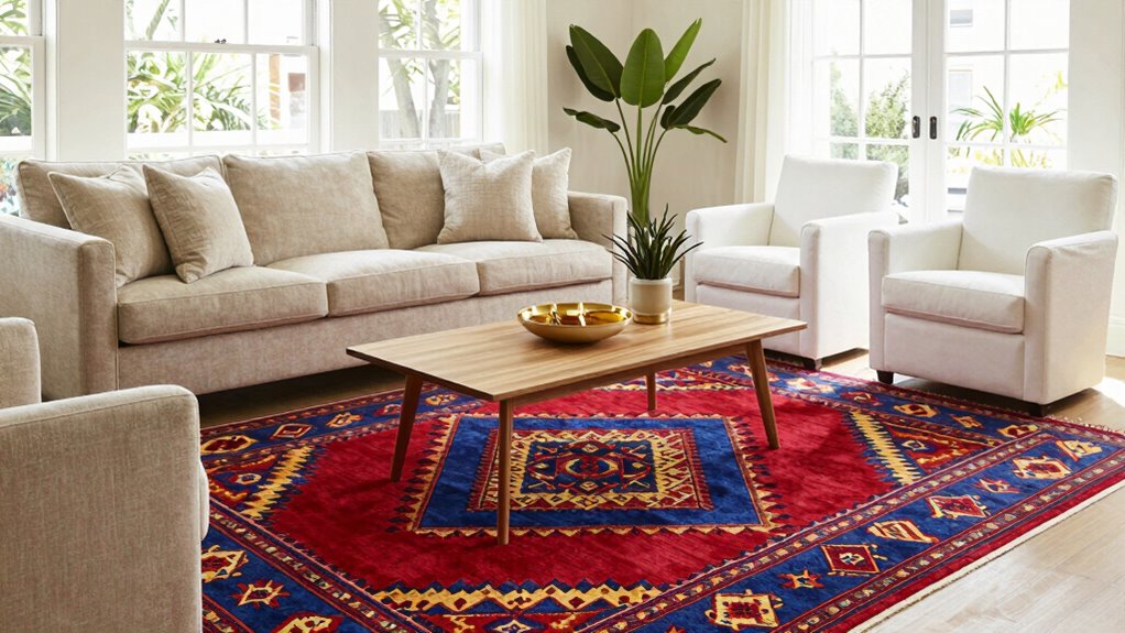 balance bold rug decor