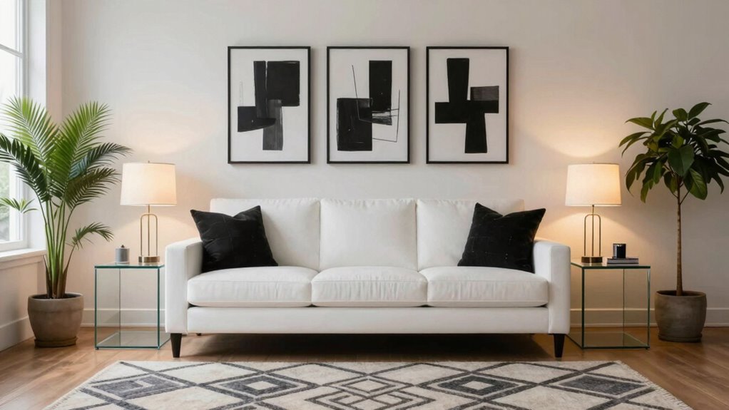 balanced decor lively space