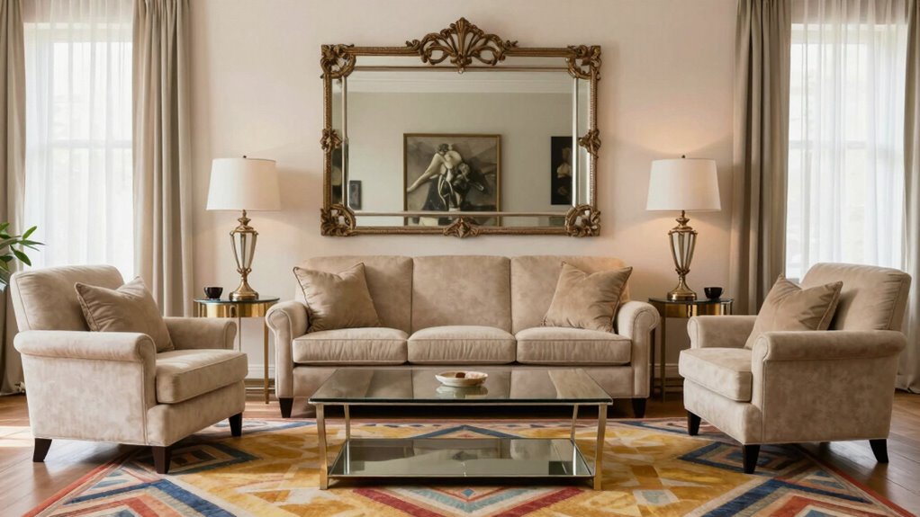 balanced decorative and color harmony