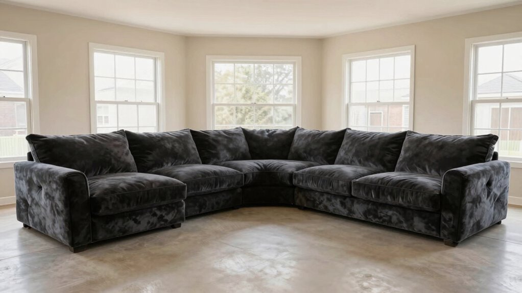 balanced furniture color and placement