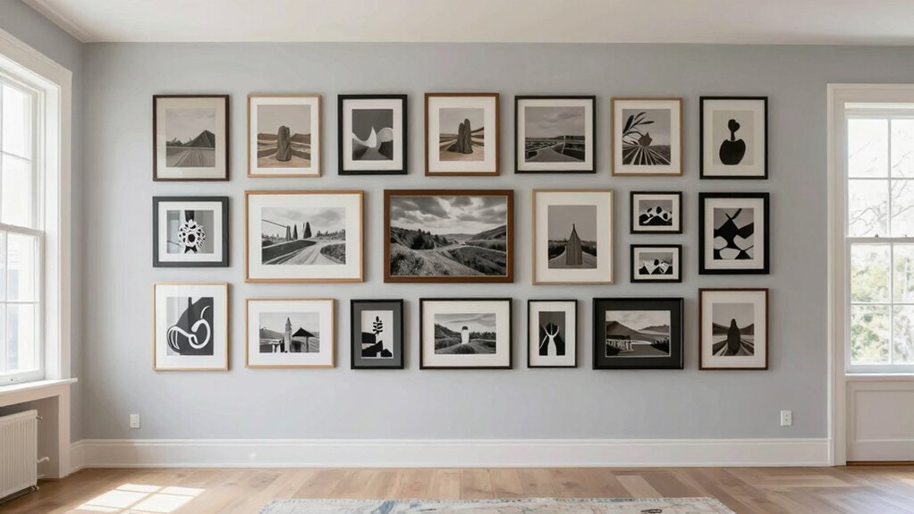 balanced wall decor composition
