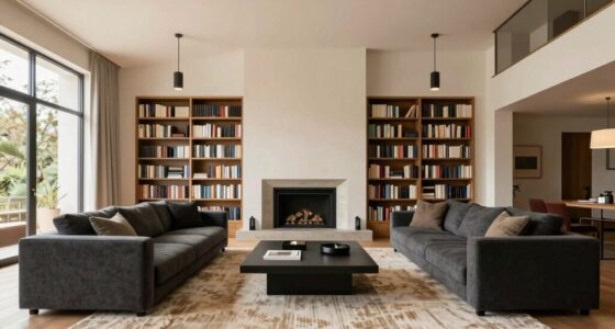 balancing large living rooms