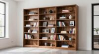bookcases define open spaces