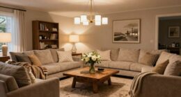casual welcoming living space