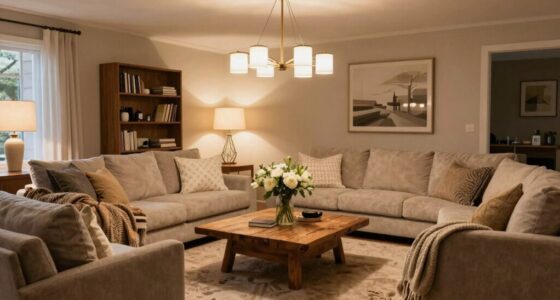 casual welcoming living space