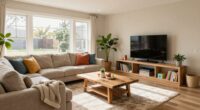 comfortable functional inviting organized