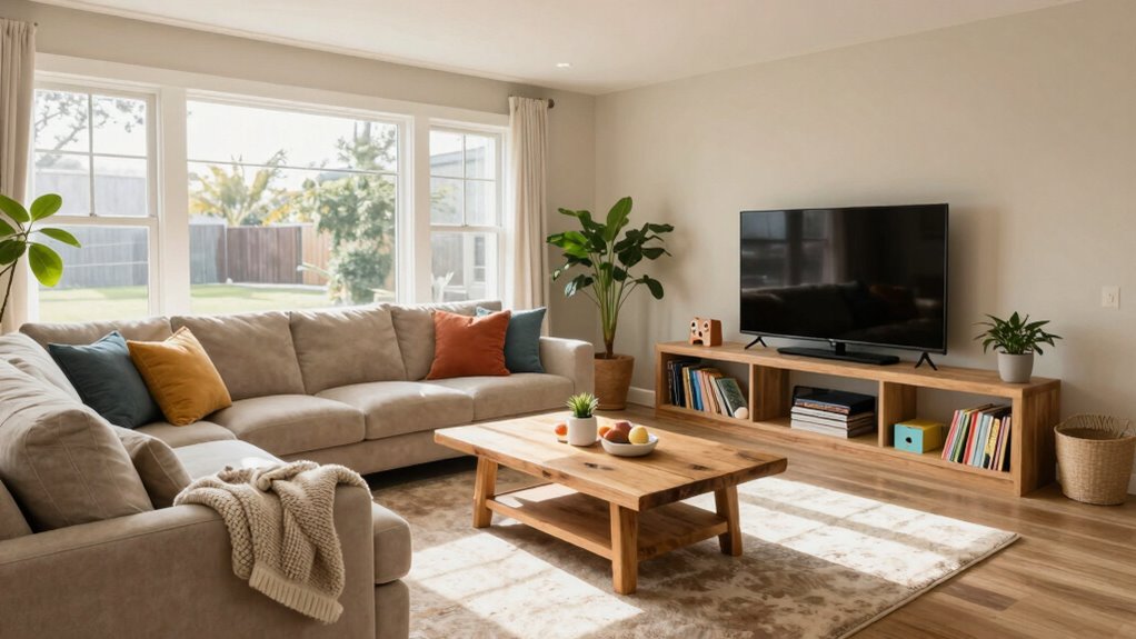 comfortable functional inviting organized