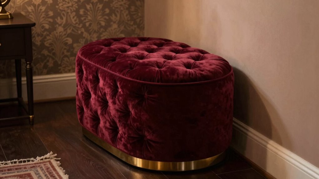 compact ottoman for small spaces