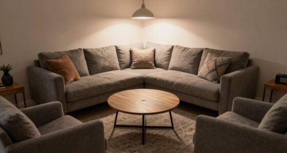 compact social seating arrangement