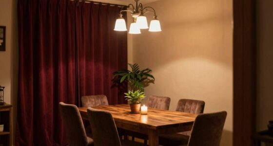 create cozy dining atmosphere