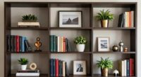 create intentional shelf displays