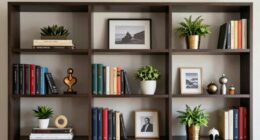 create intentional shelf displays