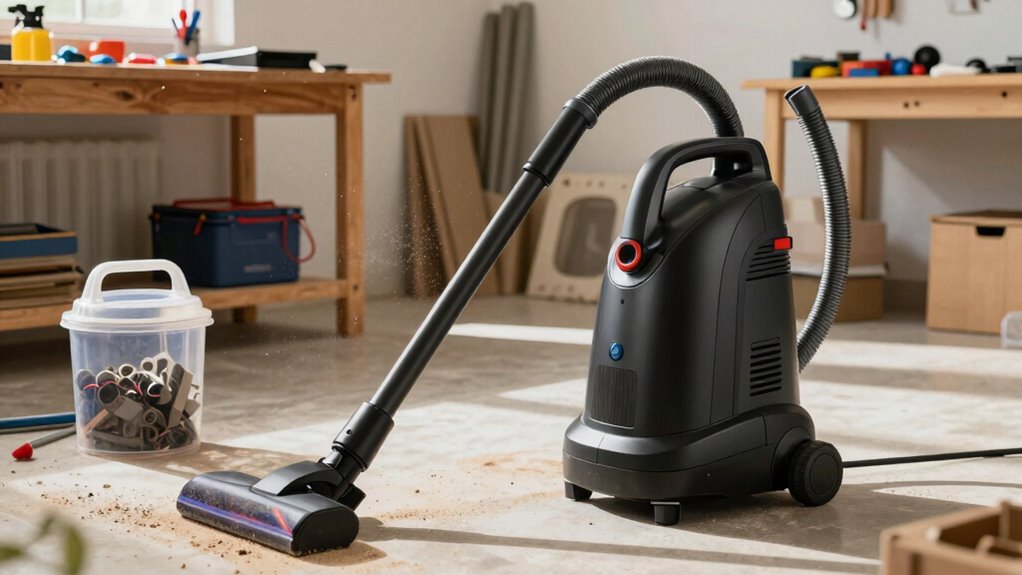 dust control vacuum selection