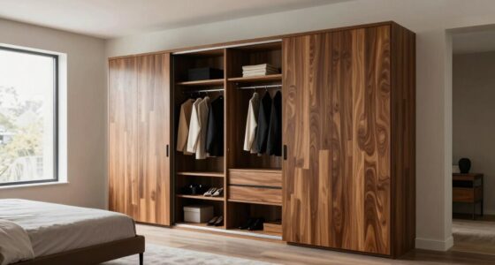 efficient bedroom storage solution
