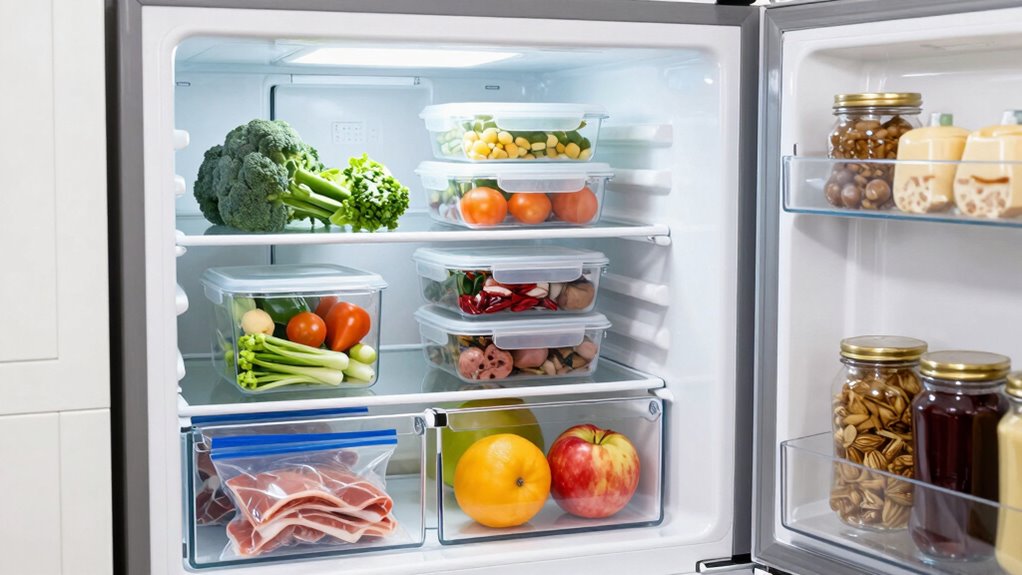 efficient freezer organization system