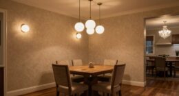 elegant dining room lighting
