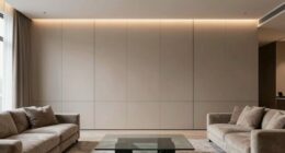 elegant wall paneling accents
