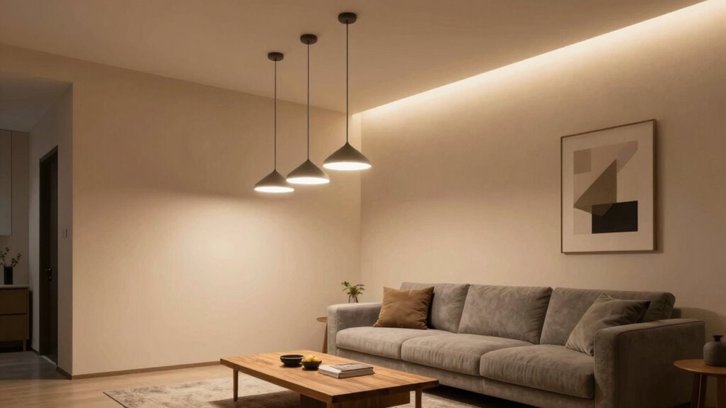 enhance ambiance with lighting