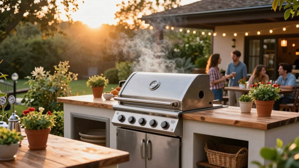 enhanced outdoor cooking setup
