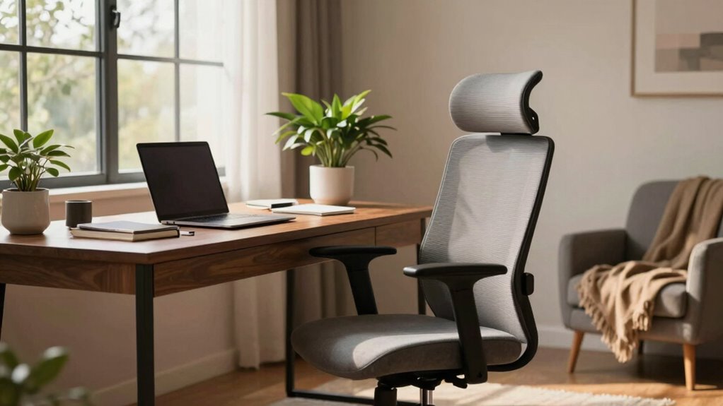 ergonomic adjustable organized workspace