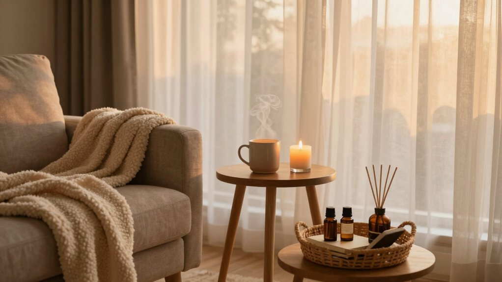 evening declutter for calm