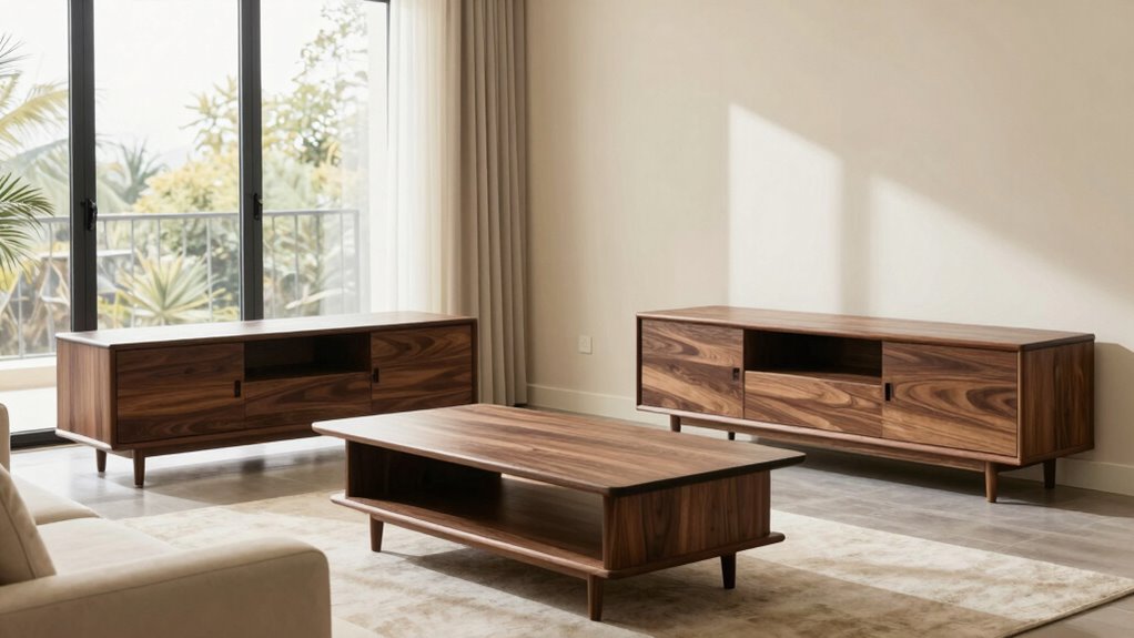 furniture finish complements natural light