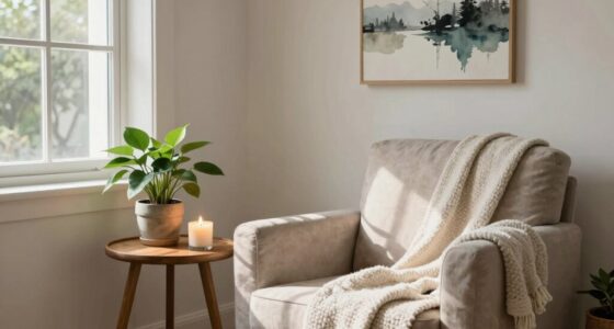 home wellness corner creation