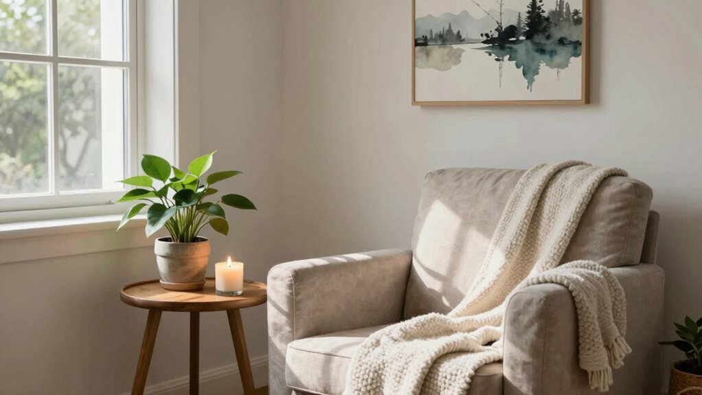 home wellness corner creation