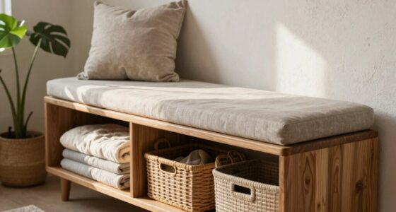 ideal spots for storage benches