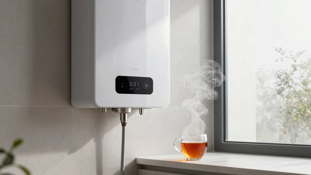 instant hot water availability