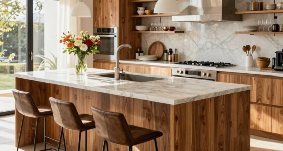 kitchen islands as central hubs