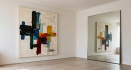 large art enhances small spaces