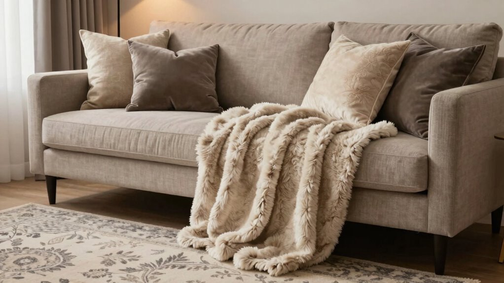 layered textiles create coziness