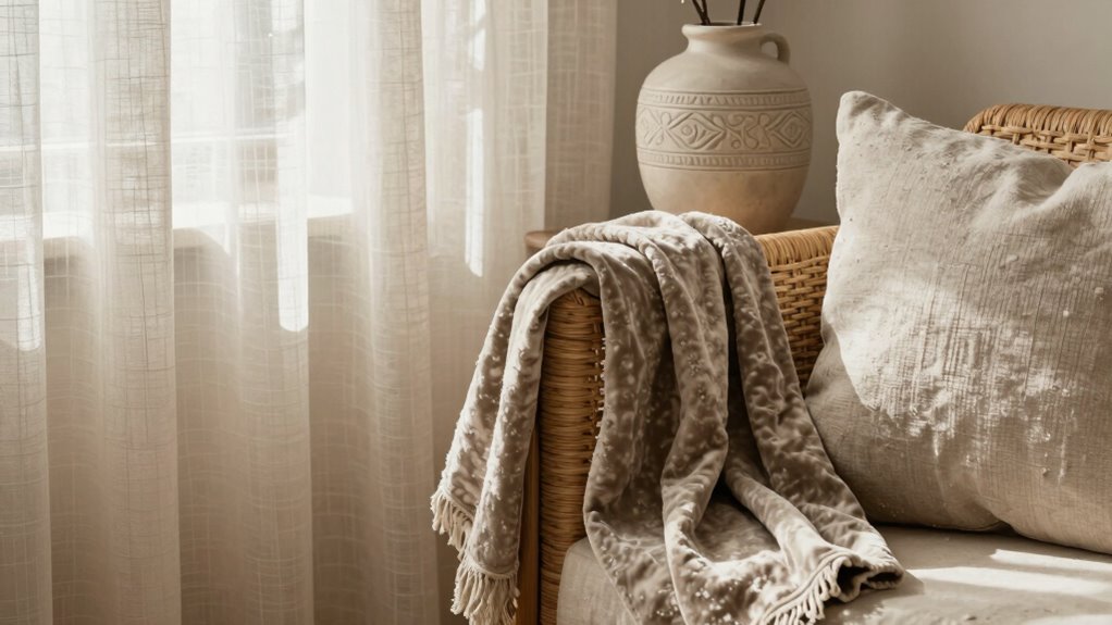 layered textured interior design