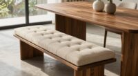 maximize comfort on bench