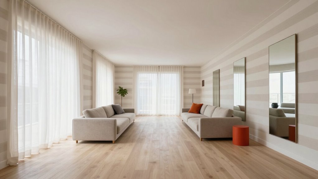 maximize space with light colors