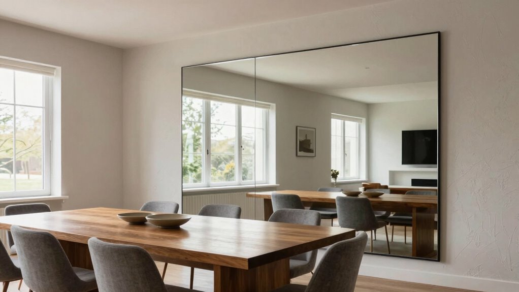 mirror placement enhances space