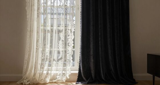 mismatched window treatments design