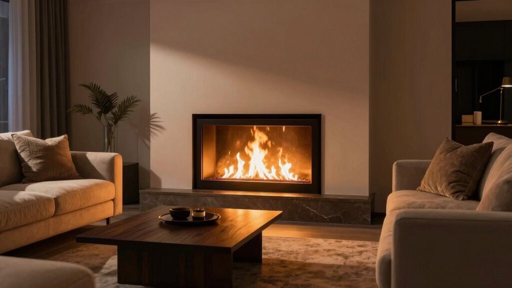 modern energy efficient fireplace upgrade