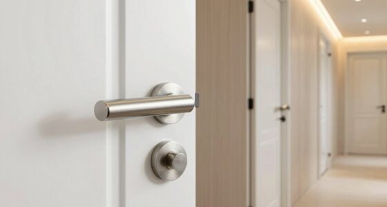 new hallway door hardware