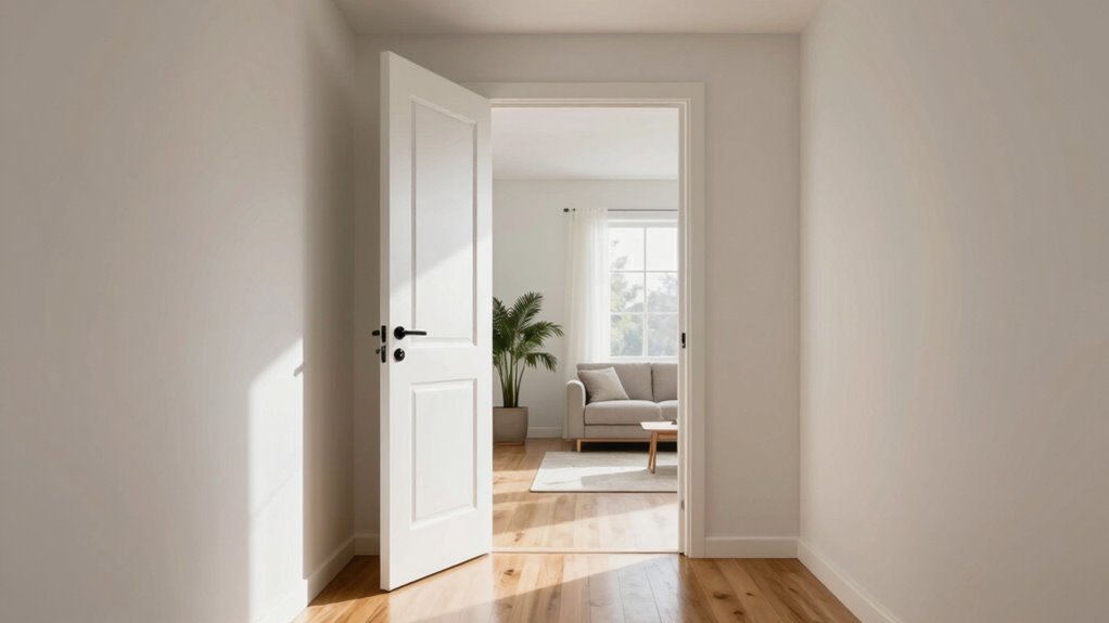 optimized door swing placement