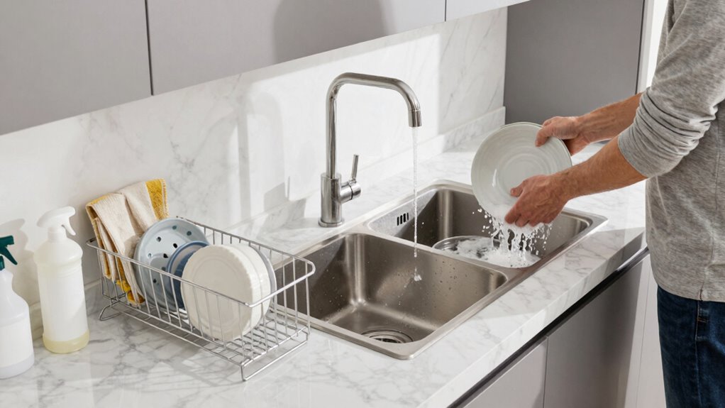organized efficient kitchen workflow