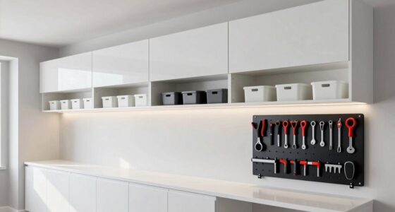 organized garage tool storage