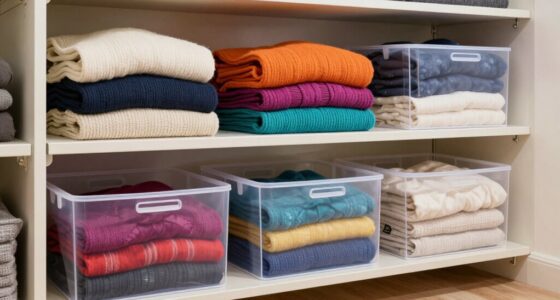 organized seasonal textile storage